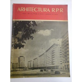 ARHITECTURA  R. P. R.  * Anul VIII  Nr. 4 (65)  Iulie-august 1960  - Uniunea Arhitectilor din  R.P.R